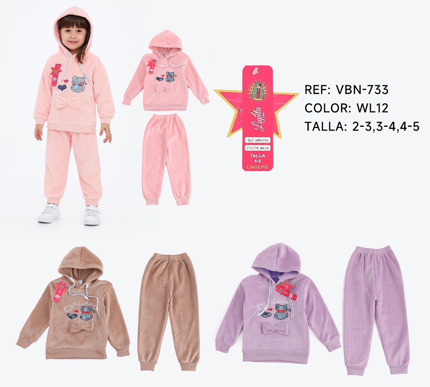 CONJUNTO SUDADERA BUSO NIÑA