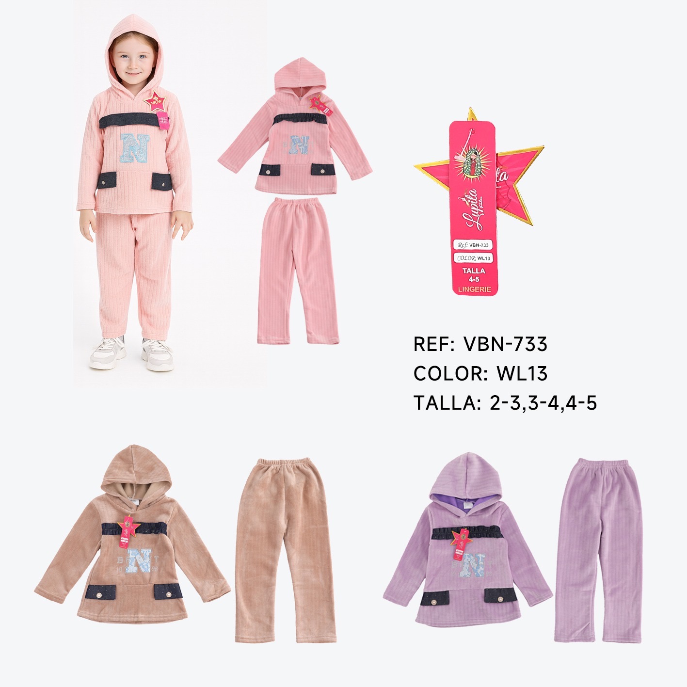 CONJUNTO SUDADERA BUSO NIÑA
